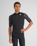 SPORTFUL Kolesarski dres s kratkimi rokavi - SUPERGIARA - črna