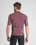 SPORTFUL Kolesarski dres s kratkimi rokavi - SUPERGIARA - bordo