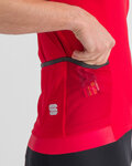 SPORTFUL Kolesarski dres s kratkimi rokavi - SUPERGIARA - rdeča