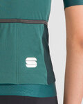 SPORTFUL Kolesarski dres s kratkimi rokavi - SUPERGIARA - zelena