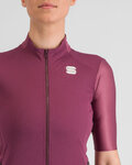 SPORTFUL Kolesarski dres s kratkimi rokavi - SUPERGIARA - bordo