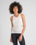 SPORTFUL Kolesarska majica brez rokavov - SUPERGIARA W - bela