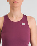SPORTFUL Kolesarski dres brez rokavov - SUPERGIARA - bordo