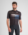 SPORTFUL Kolesarski dres s kratkimi rokavi - GRUPPETTO - črna