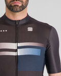 SPORTFUL Kolesarski dres s kratkimi rokavi - GRUPPETTO - črna