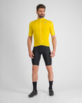 SPORTFUL Kolesarski dres s kratkimi rokavi - SRK - rumena