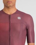 SPORTFUL Kolesarski dres s kratkimi rokavi - LIGHT - bordo