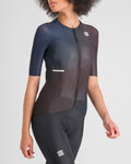 SPORTFUL Kolesarski dres s kratkimi rokavi - LIGHT - črna