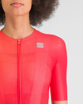 SPORTFUL Kolesarski dres s kratkimi rokavi - LIGHT - rdeča