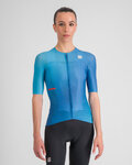 SPORTFUL Kolesarski dres s kratkimi rokavi - LIGHT - modra