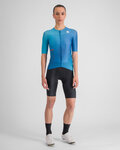SPORTFUL Kolesarski dres s kratkimi rokavi - LIGHT - modra