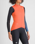 SPORTFUL Kolesarski brezrokavnik - FIANDRE PRO W - oranžna