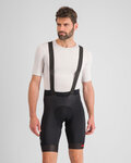 SPORTFUL Kolesarske kratke hlače z naramnicami - FIANDRE - črna