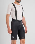 SPORTFUL Kolesarske kratke hlače z naramnicami - FIANDRE - črna