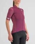 SPORTFUL Kolesarski dres s kratkimi rokavi - SRK W - bordo