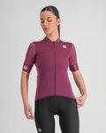 SPORTFUL Kolesarski dres s kratkimi rokavi - SRK W - bordo