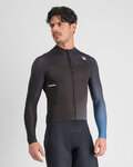 SPORTFUL Kolesarski dres z dolgimi rokavi zimski - BODYFIT PRO THERMAL - črna