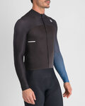 SPORTFUL Kolesarski dres z dolgimi rokavi zimski - BODYFIT PRO THERMAL - črna