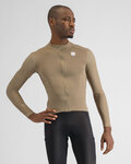 SPORTFUL Kolesarski dres z dolgimi rokavi zimski - SRK THERMAL - rjava