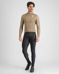 SPORTFUL Kolesarski dres z dolgimi rokavi zimski - SRK THERMAL - rjava