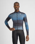 SPORTFUL Kolesarski dres z dolgimi rokavi zimski - FLOW SUPERGIARA THERMAL - modra