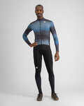 SPORTFUL Kolesarski dres z dolgimi rokavi zimski - FLOW SUPERGIARA THERMAL - modra