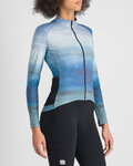 SPORTFUL Kolesarski dres z dolgimi rokavi zimski - FLOW SUPERGIARA THERMAL W - modra