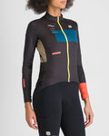 SPORTFUL Kolesarski dres z dolgimi rokavi zimski - BREAKOUT SUPERGIARA THERMAL W - črna/modra