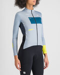 SPORTFUL Kolesarski dres z dolgimi rokavi zimski - BREAKOUT SUPERGIARA THERMAL W - siva/modra