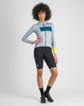 SPORTFUL Kolesarski dres z dolgimi rokavi zimski - BREAKOUT SUPERGIARA THERMAL W - siva/modra
