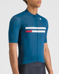 SPORTFUL Kolesarski dres s kratkimi rokavi - STARLIGHT - modra