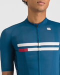 SPORTFUL Kolesarski dres s kratkimi rokavi - STARLIGHT - modra