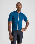 SPORTFUL Kolesarski dres s kratkimi rokavi - CLASSIC - modra