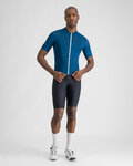 SPORTFUL Kolesarski dres s kratkimi rokavi - CLASSIC - modra
