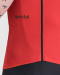 SPORTFUL Kolesarski dres s kratkimi rokavi - CLASSIC - rdeča