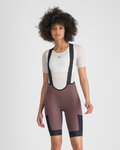 SPORTFUL Kolesarske kratke hlače z naramnicami - SUPERGIARA 2 W - vijolična