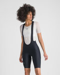 SPORTFUL Kolesarske kratke hlače z naramnicami - GIARA 2 W - črna