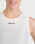 SPORTFUL Kolesarska  majica brez rokavov - PRO BASELAYER W - bela