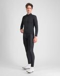 SPORTFUL Kolesarski dres z dolgimi rokavi zimski - CLASSIC THERMAL - črna