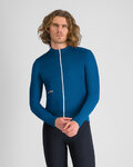 SPORTFUL Kolesarski dres z dolgimi rokavi zimski - CLASSIC THERMAL - modra