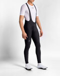 SPORTFUL Kolesarske dolge hlače z naramnicami - PULSE - črna