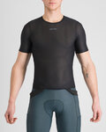 SPORTFUL Kolesarska  majica s kratkimi rokavi - WINTER LAYER - črna