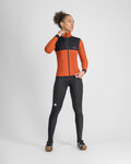 SPORTFUL Kolesarska  podaljšana jakna - SUPERGIARA 2 W - oranžna/črna
