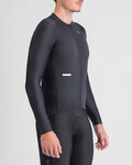 SPORTFUL Kolesarski dres z dolgimi rokavi zimski - SUPERNOVA THERMAL - črna