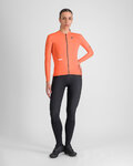 SPORTFUL Kolesarski dres z dolgimi rokavi zimski - SUPERNOVA THERMAL W - oranžna