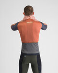 SPORTFUL Kolesarski dres s kratkimi rokavi - SUPERGIARA 2 - oranžna/modra
