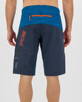 KARPOS Kolesarske kratke hlače brez naramnic - RAPID BAGGY - modra
