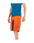 KARPOS Kolesarske kratke hlače brez naramnic - BALLISTIC EVO - oranžna