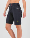 KARPOS Kolesarske kratke hlače brez naramnic - BALLISTIC EVO W - črna