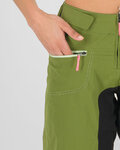 KARPOS Kolesarske kratke hlače brez naramnic - BALLISTIC EVO - zelena